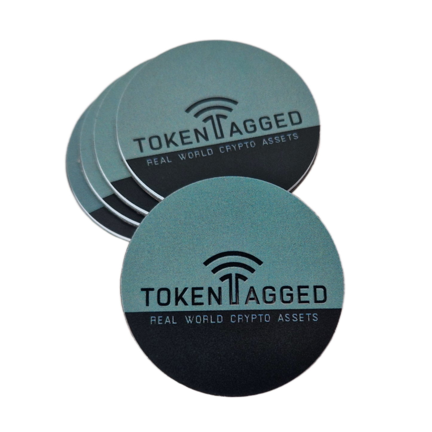 5-pack of NFT Tokentags Round